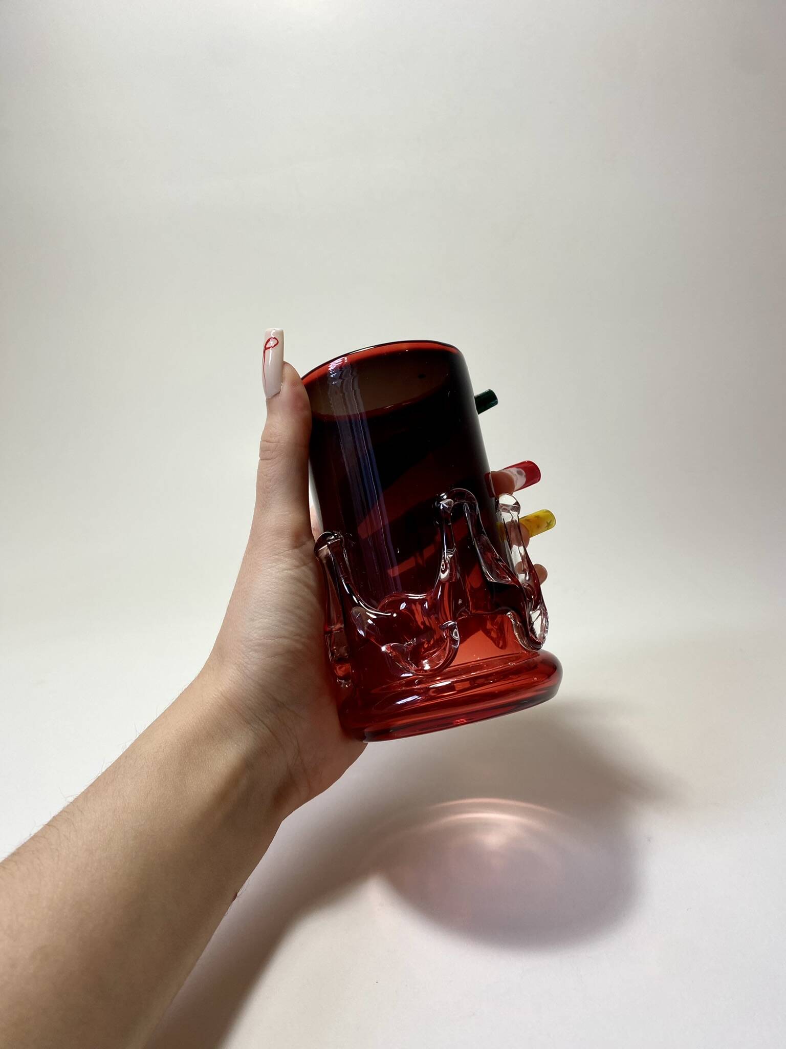 Polish Red Vase Jerzy Słuczan-Orkusz