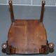 Victorian Howard & Son walnut office chair with stamp.