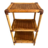Rattan shelf to put down