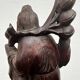 Carved wooden sculpture "Chinese peasant", early 20th century.