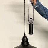 Metal counterweight lamps