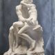 Old silver print, "Rodin's Kiss", 1903, 18 x 24 cm