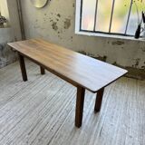 Walnut farmhouse table 2.10m from the 50s
