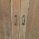 Cabinet feet compass 2 doors wooden gross vintage