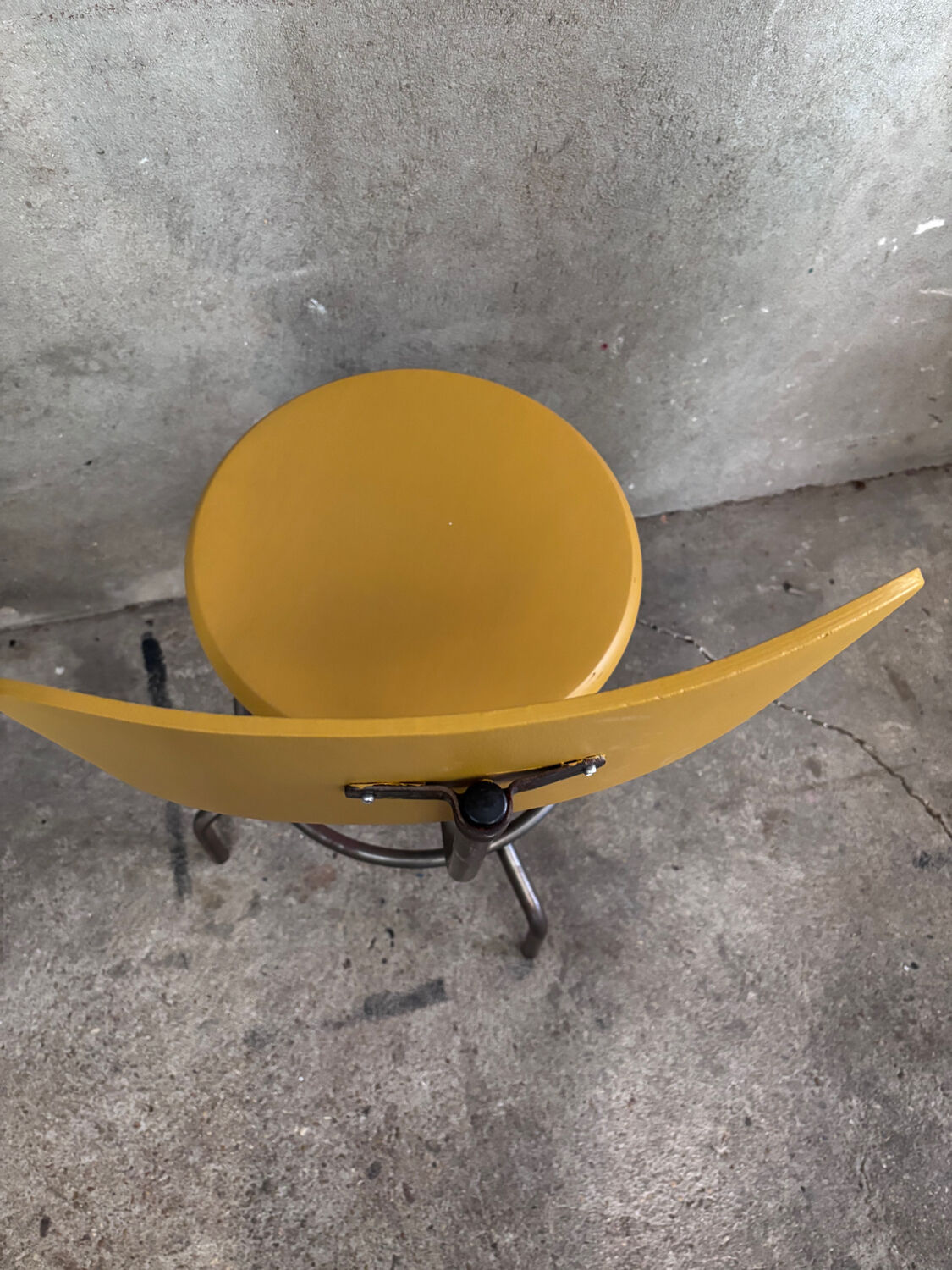 Authentic workshop chair modernised