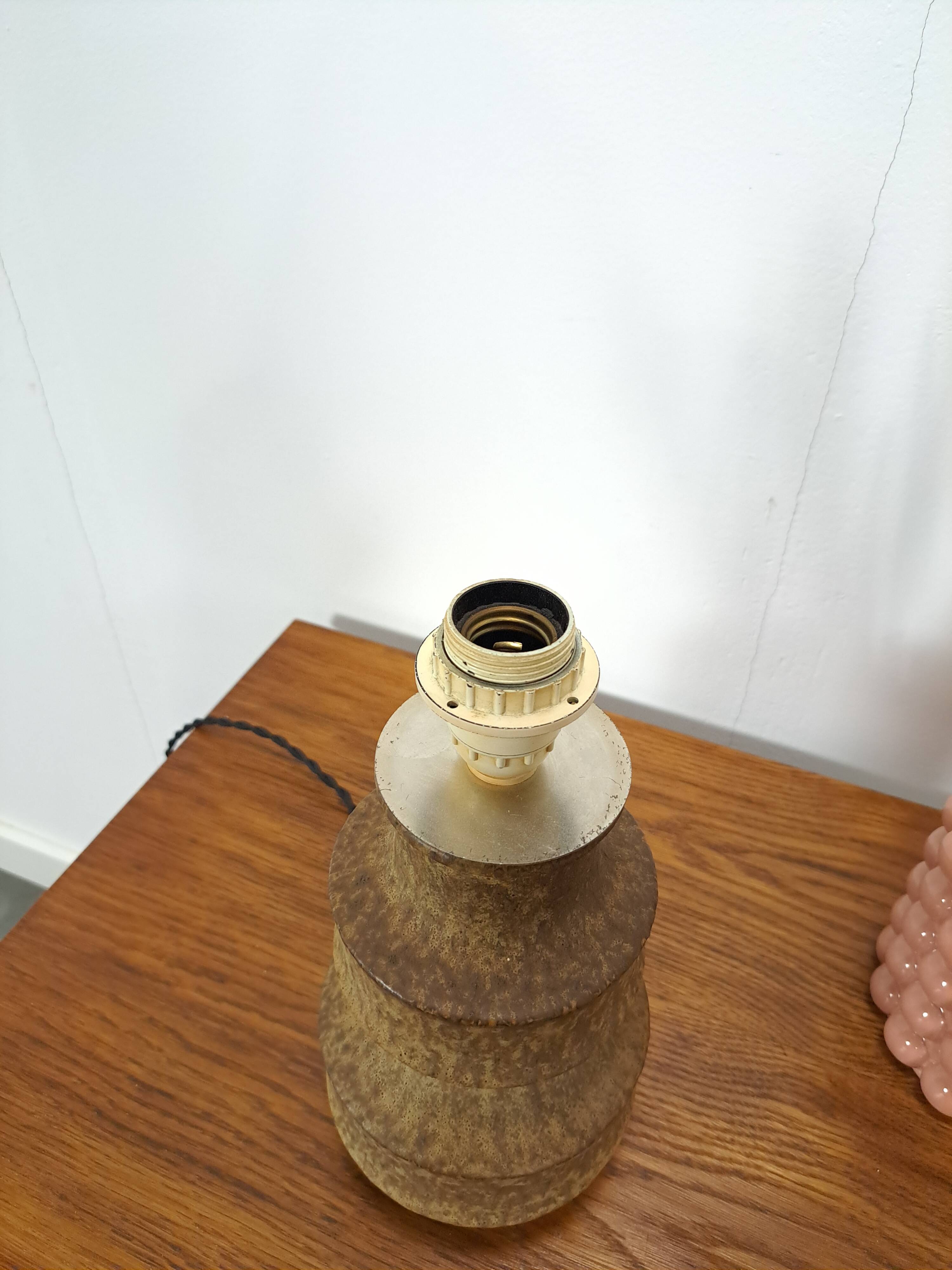 West Germany aardewerk tafellamp