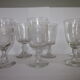 6 old bistro glasses from 1900-1920