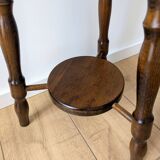 Vintage Turned Wooden Tripod