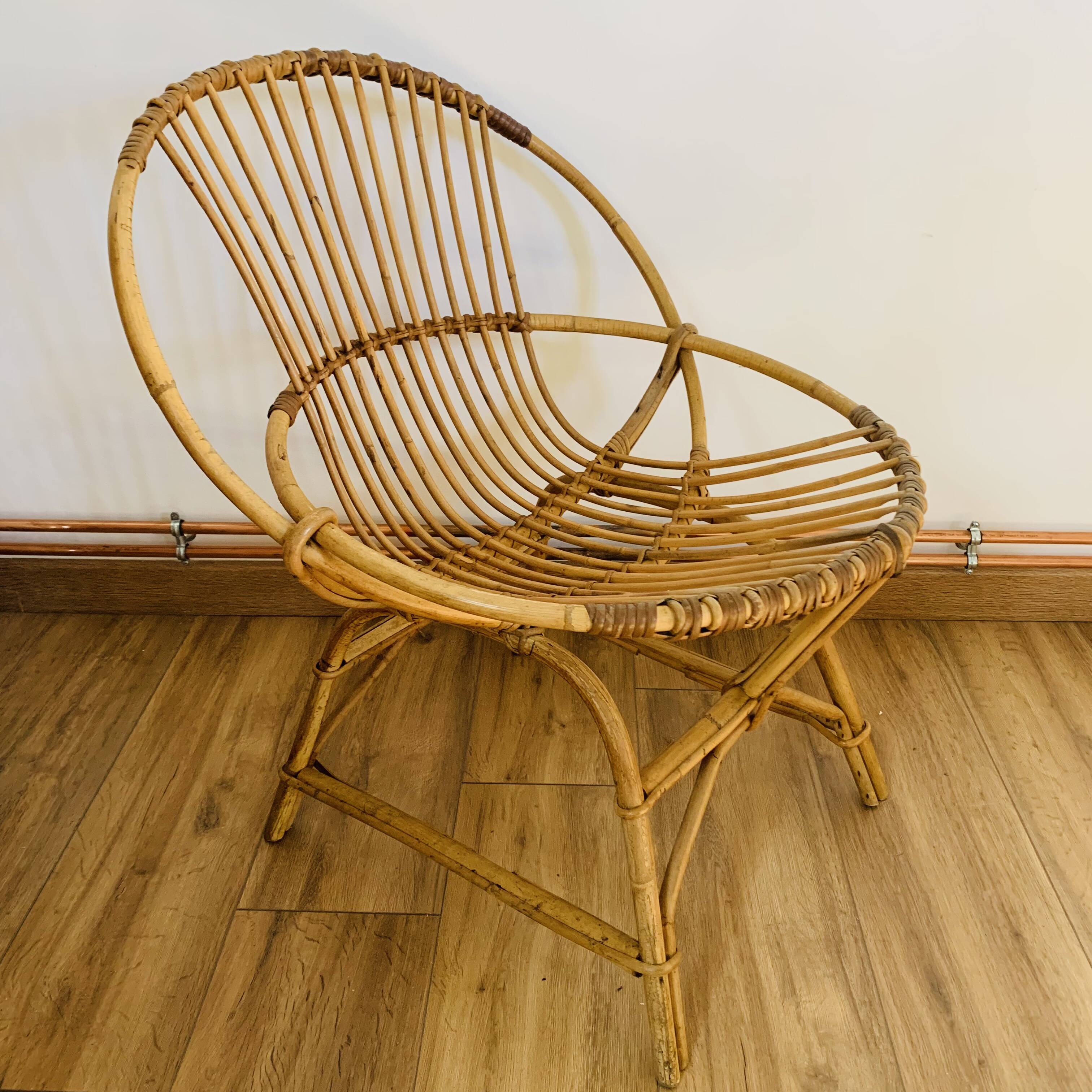 Rattan armchair