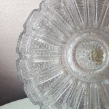 Vintage glass ceiling light from the 1960s