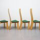 Ensemble de 4 chaises design Iris chair Bob van den Berghe