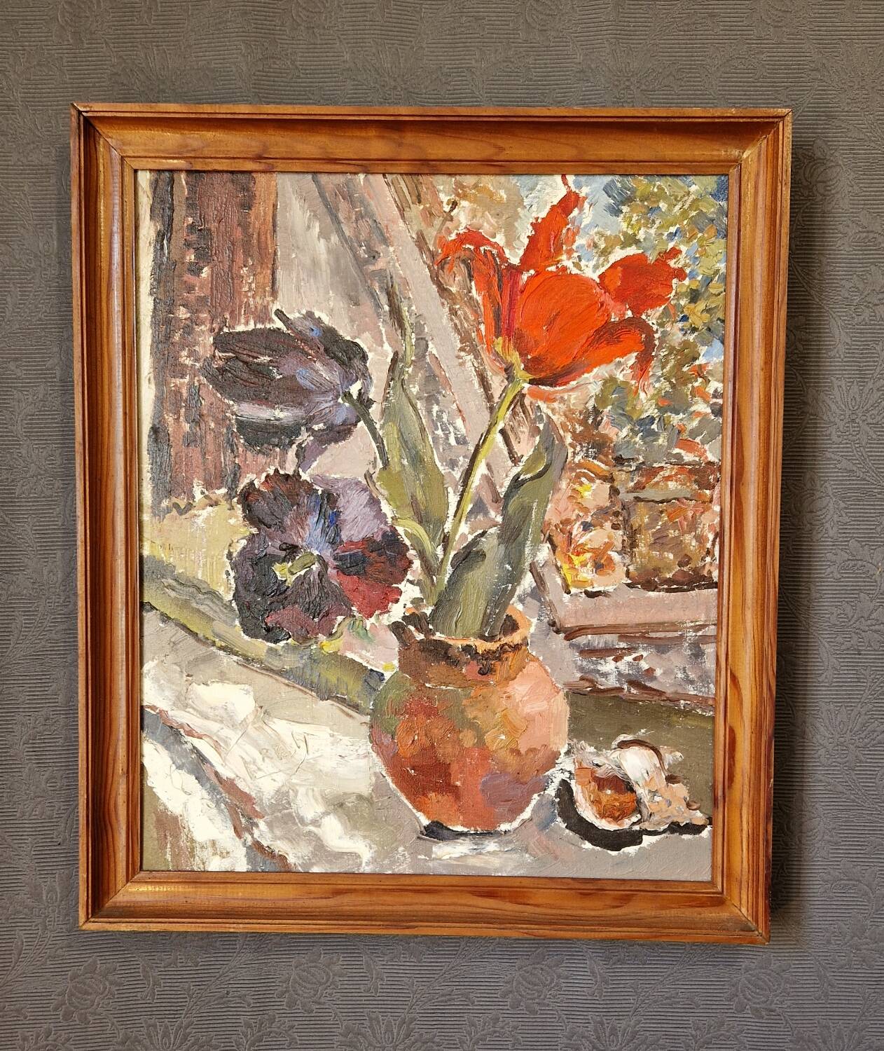 Flower painting by Robert Pasty