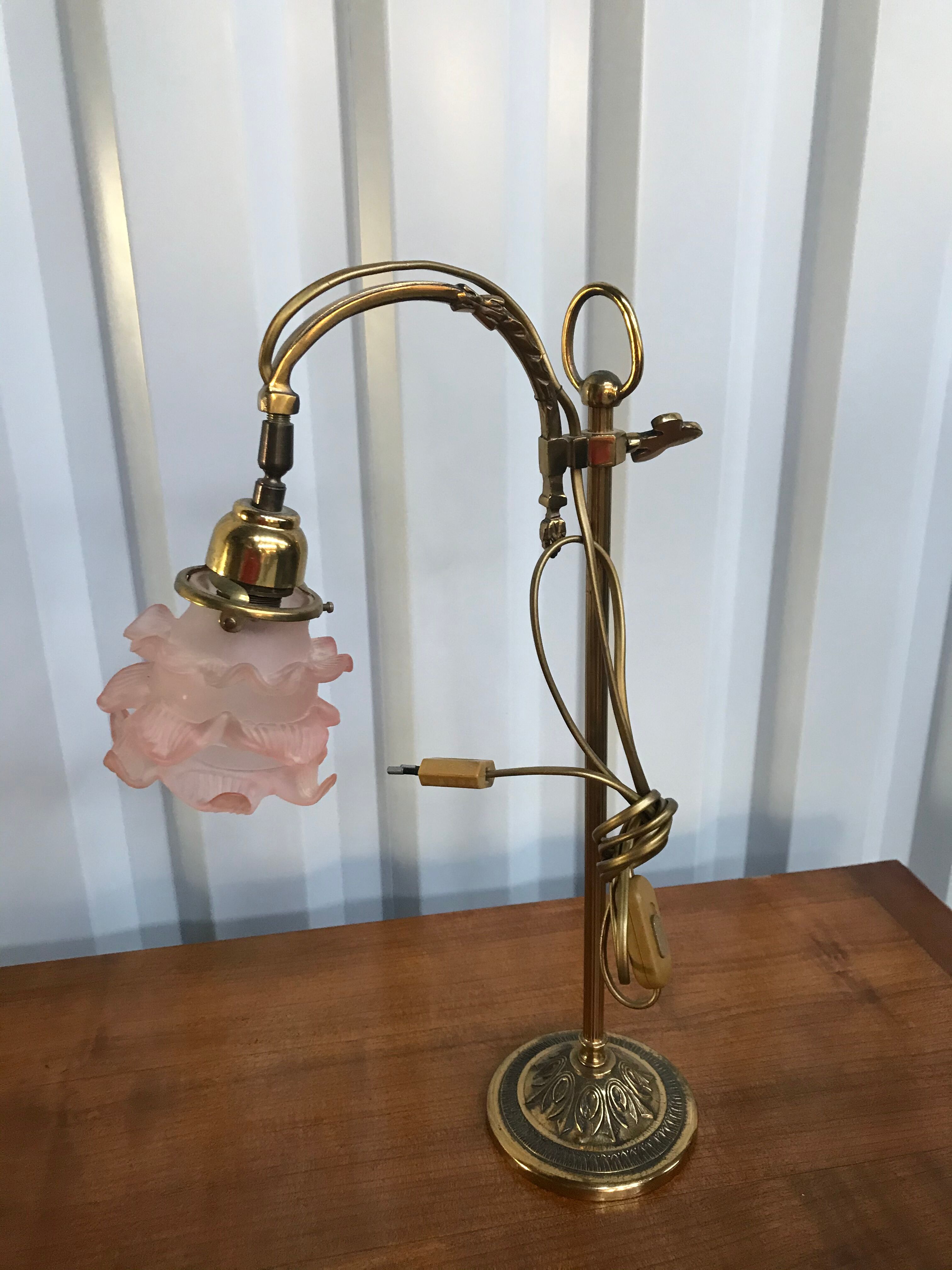 Art Nouveau art nouveau bedside lampshade glass