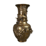 Chinese dragon brass vase, 1920