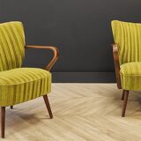 Two mid century cocktail chairs, vintage