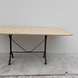 Table de restaurant bistrot en fonte -1m76