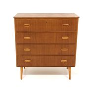 Scandinavian teak chest of drawers, Sweden, 1960