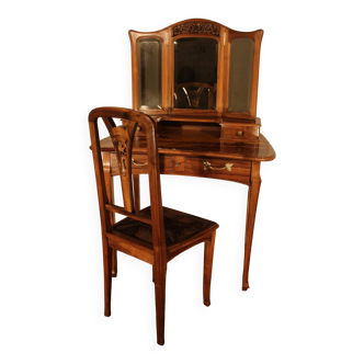 Bureau et sa chaise Art Nouveau