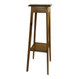 Large wooden pedestal table