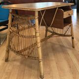 1960s Rattan Desk
