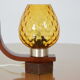 Mid-century Wood Table lamp/ Drevo Humpolec,1960‘s.