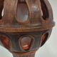 Large brutalist vintage ceramic floorlight