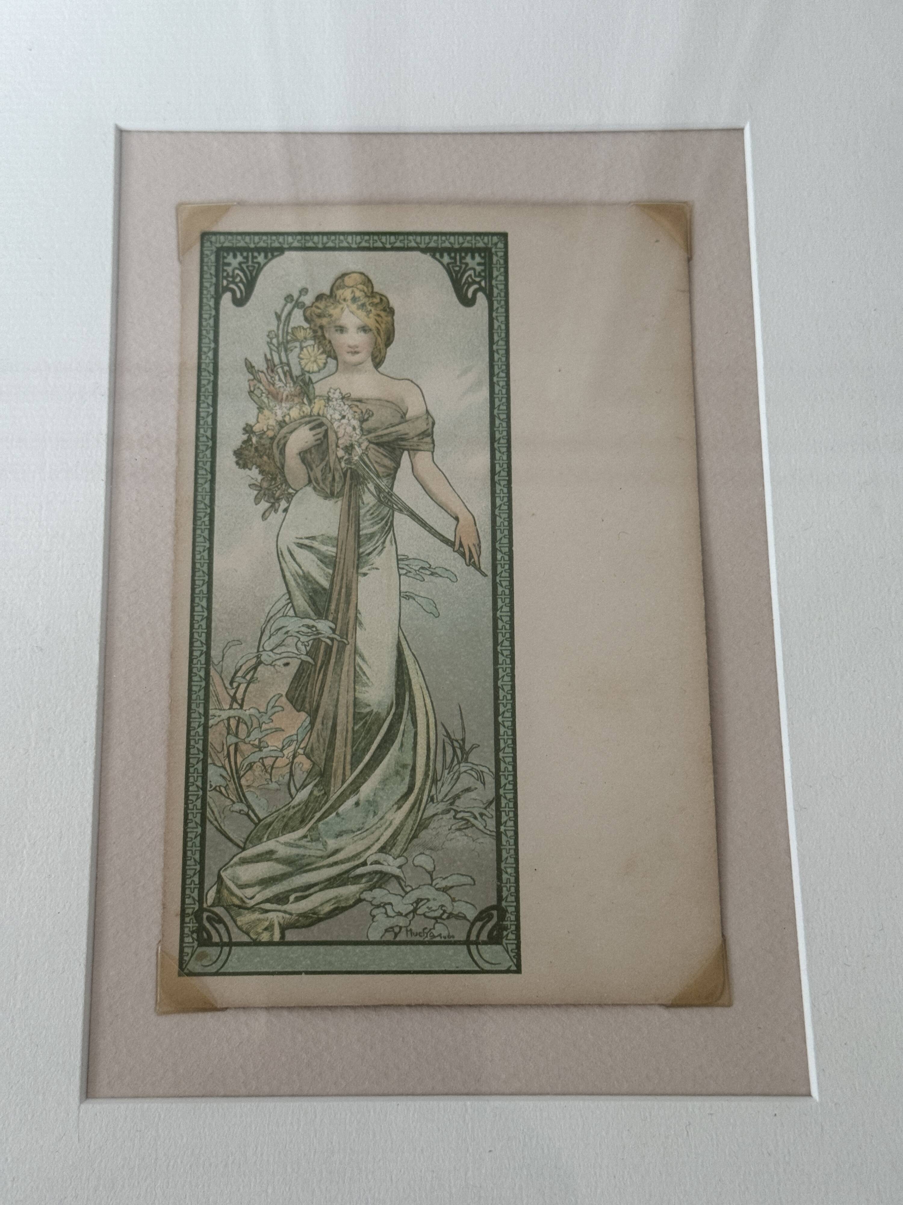 Frame by Alphonse Mucha, Art Nouveau, circa 1900