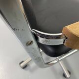 Black tubular office chair