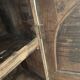 Antique fabric wardrobe from Rajasthan - solid teak