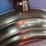 Vintage 1970 brass pocket mirror