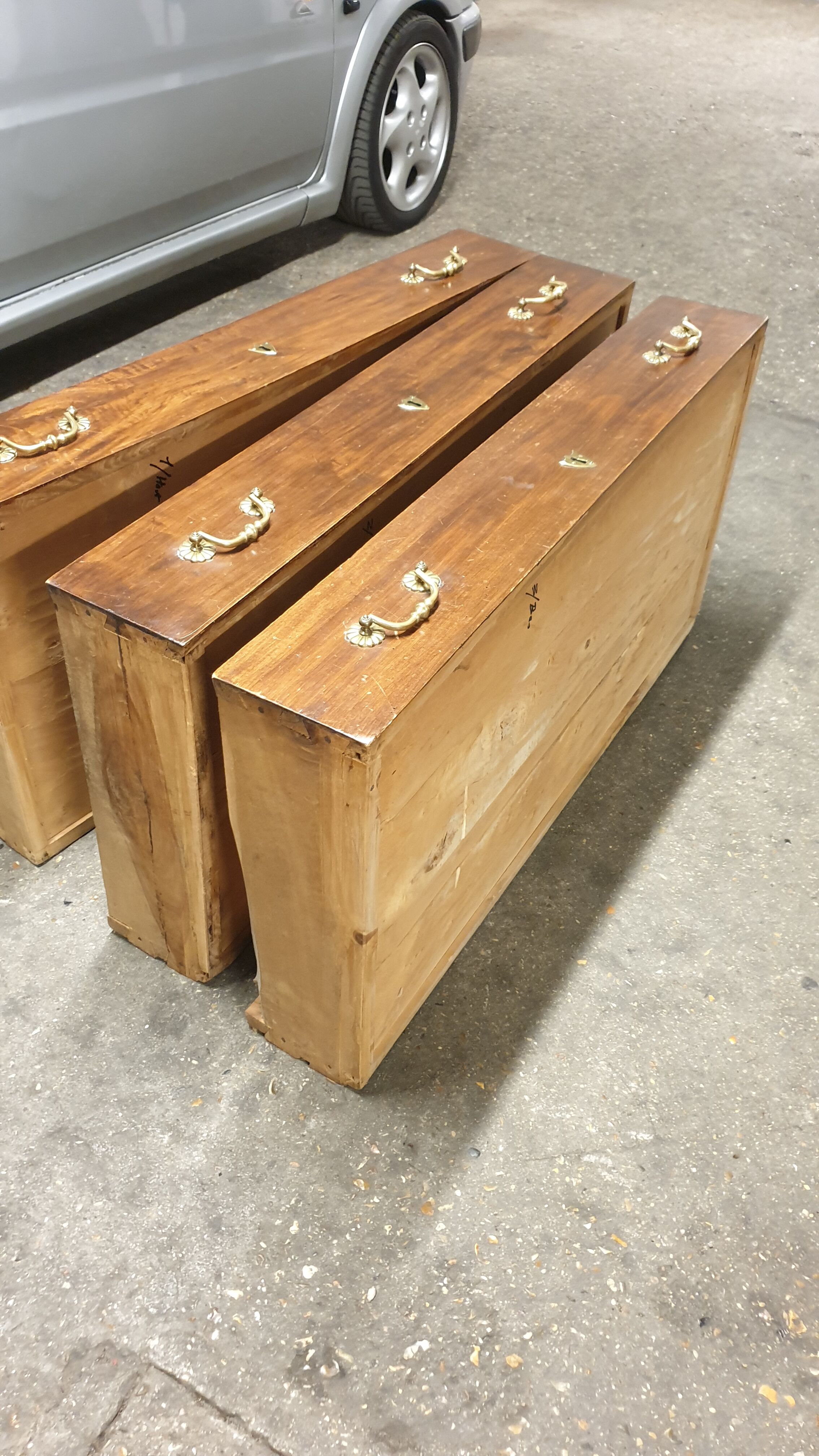 Louis XVI walnut chest of drawers