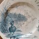 4 plates iron earth Gien model Ducks