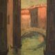 Oil on canvas - Scene in Venice