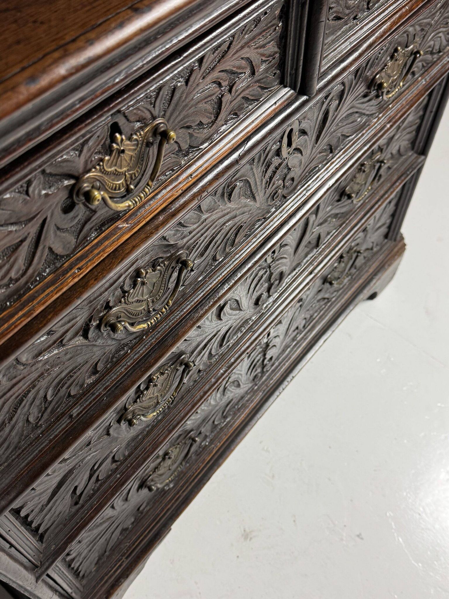 Commode anglaise du 19ème siècle