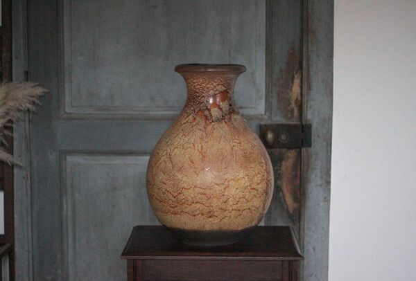 Grand vase céramique 495-48 West Germany , vase décoratif, pot à fleurs