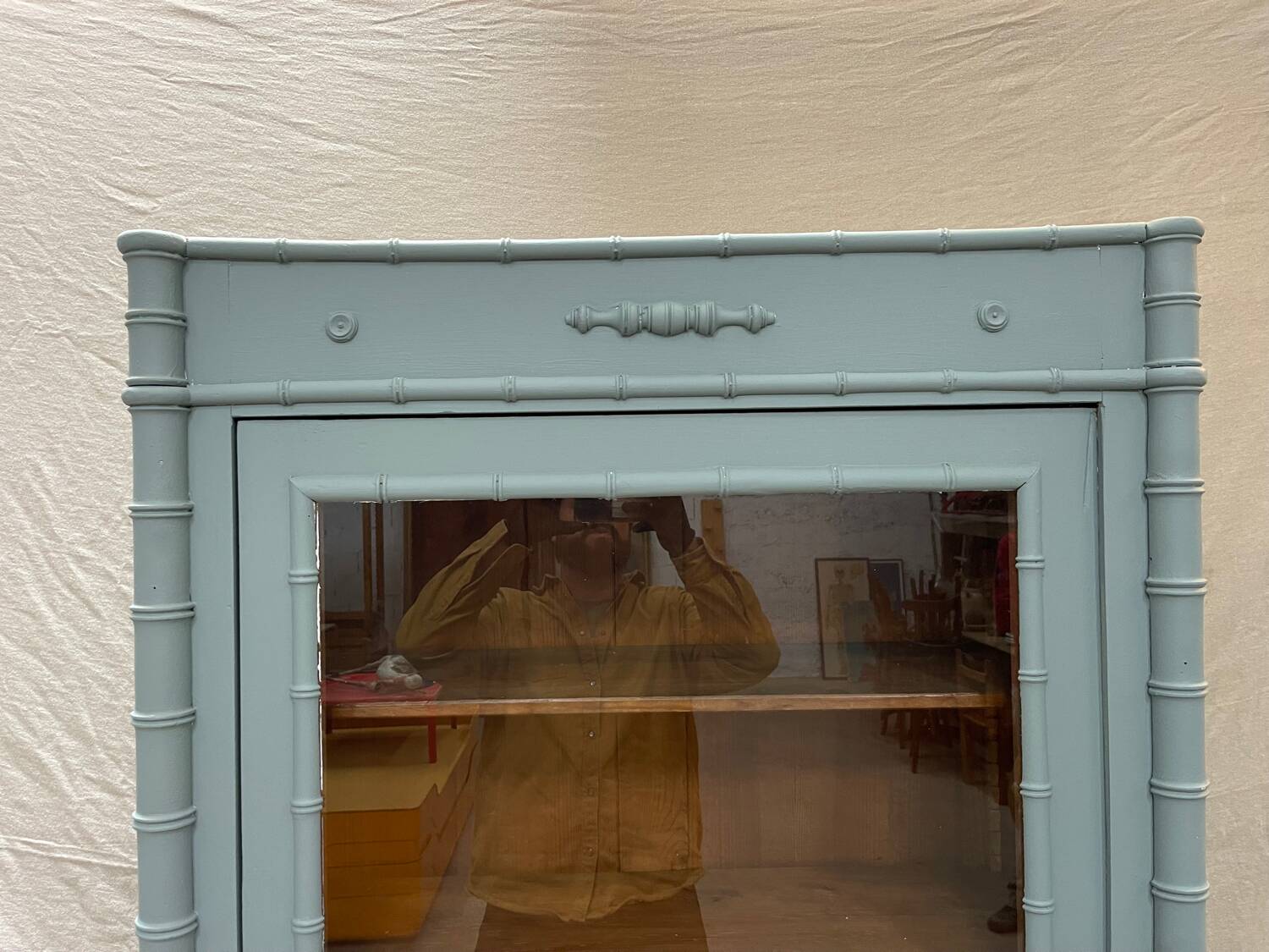 Napoleon III bamboo bookcase