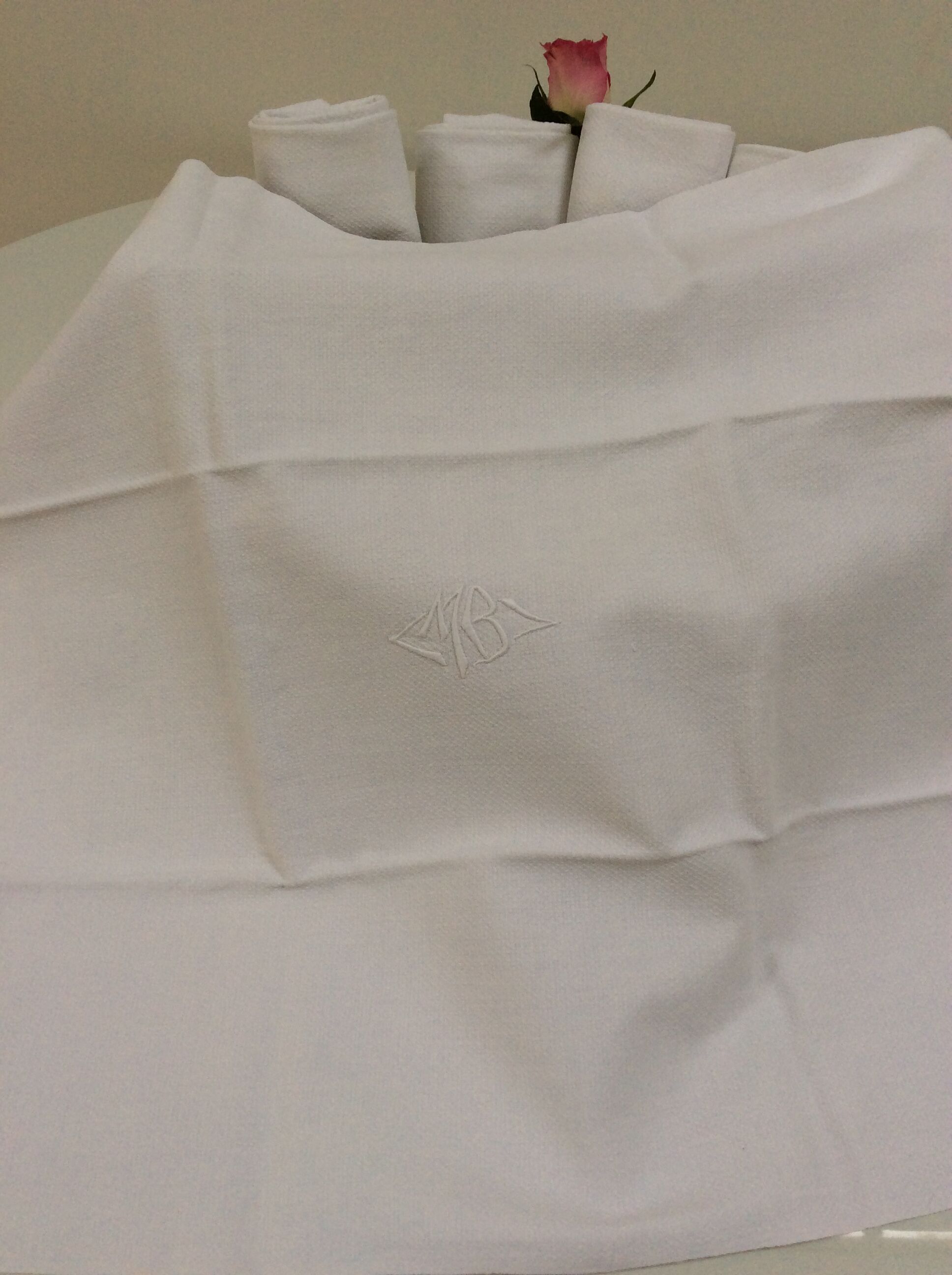 Lot of 7 monogrammed towels