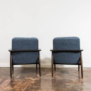 Paire de fauteuils bleus vintage GFM 300-192, 1960