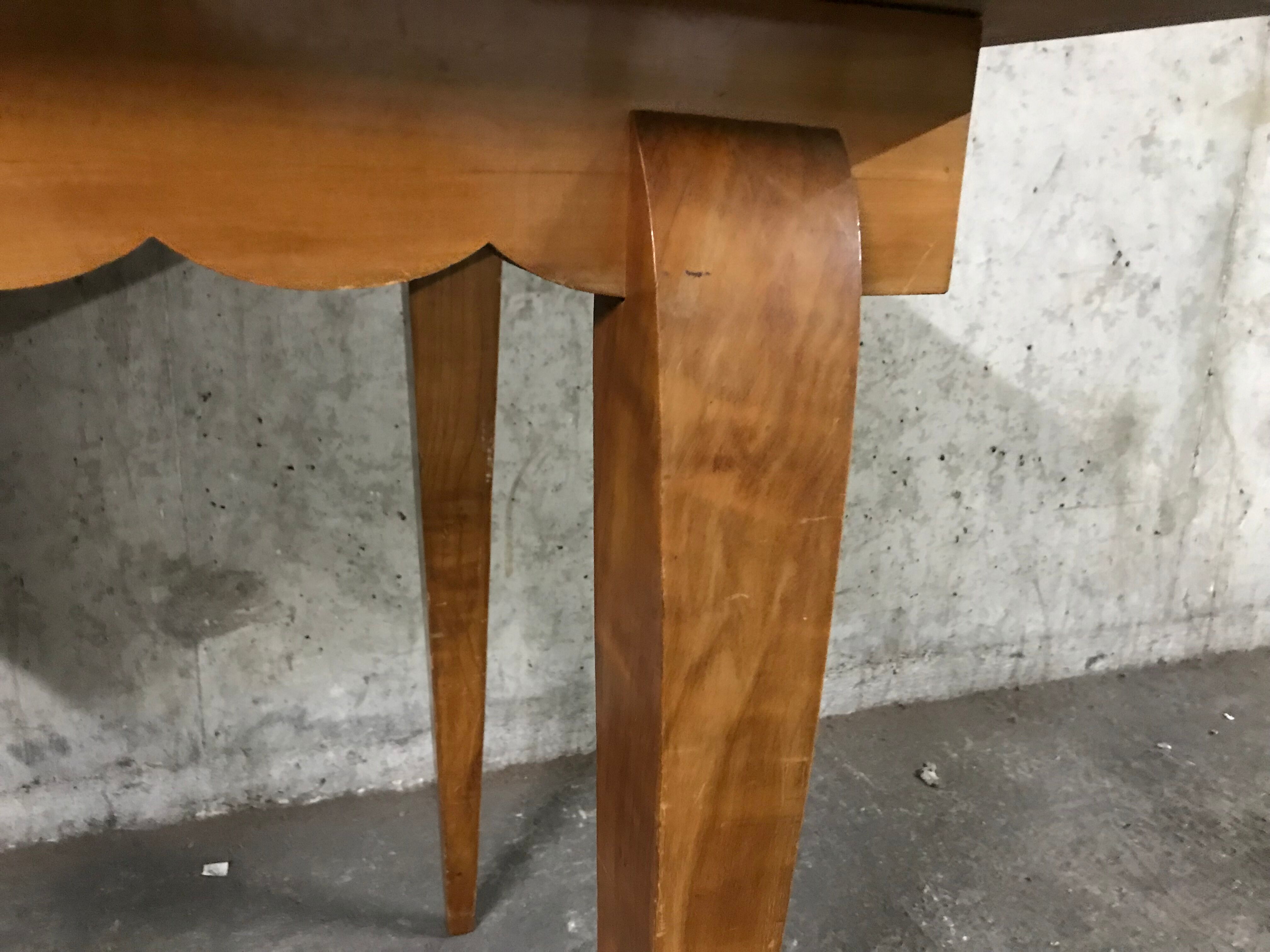 Extensible table art deco