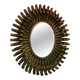 Golden iron star-shaped mirror, mid-1900s.