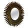 Golden iron star-shaped mirror, mid-1900s.