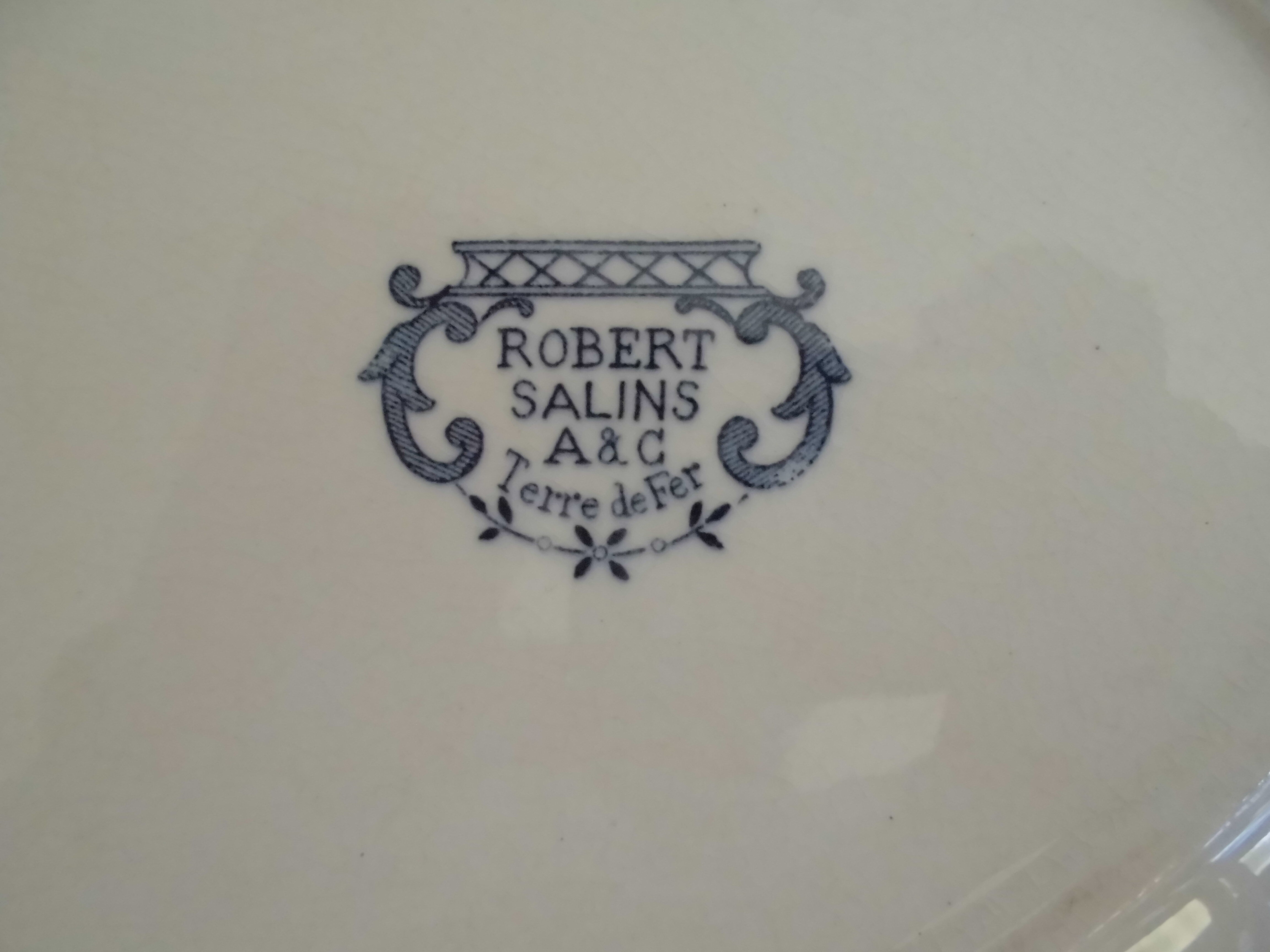 Oval presentation dish 41 x 27cm - Salins Terre de Fer - Robert model