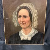 Old oil portrait