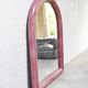 Pink Lacquered Goatskin Mirror by Karl Springer, 1970s
