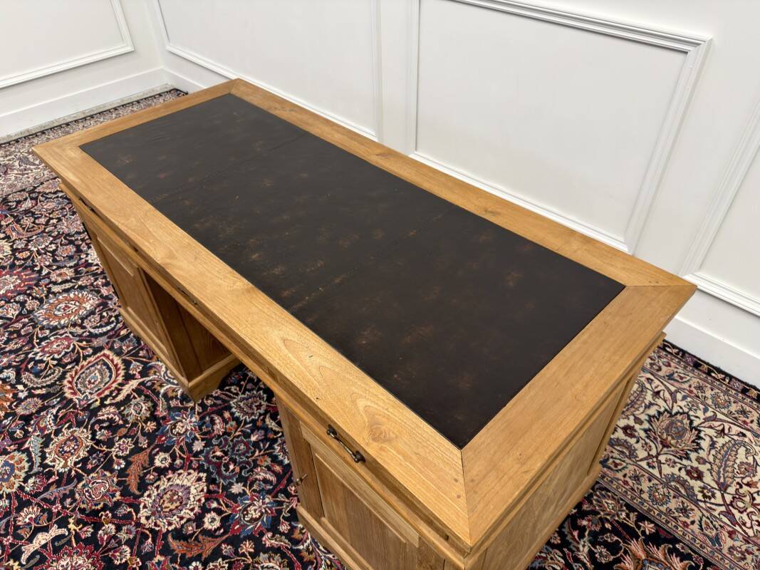 Bureau en teck classique anglais