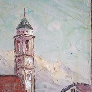 Osietzki - huile sur panneau - 33 x 23 cm