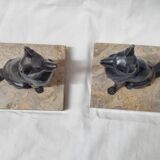 Art deco bookends