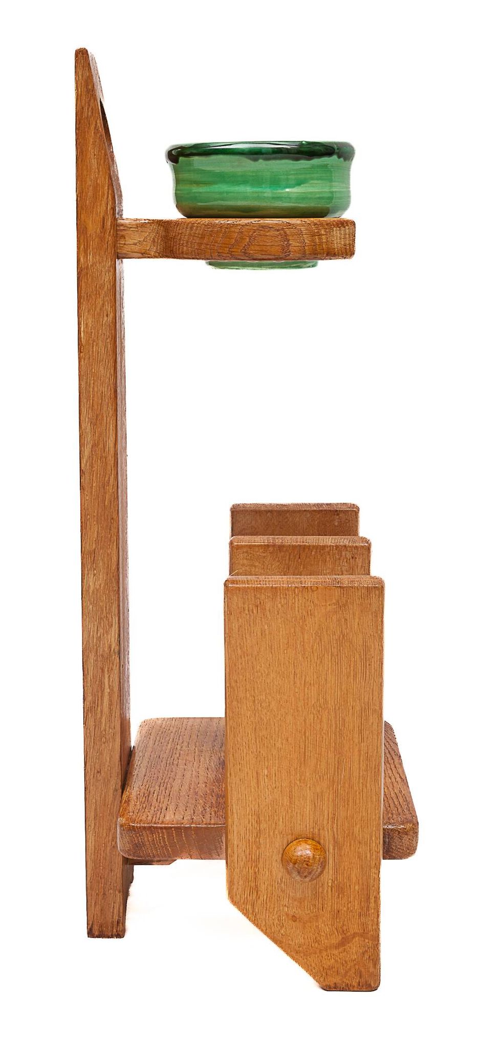 Magazine rack ashtray by Guillerme and Chambron