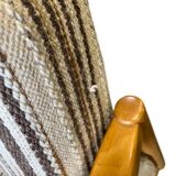 Vintage extendable wooden sofa / sofa / KNOLL sofa