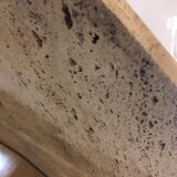 Octagonal Travertine Dining Table Circa 1980